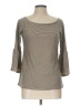 Bobeau Gray 3/4 Sleeve Top Size L - photo 1