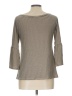 Bobeau Gray 3/4 Sleeve Top Size L - photo 2