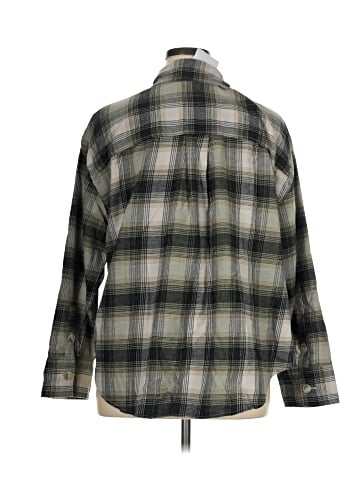 American Eagle Outfitters Long Sleeve Button-Down Shirt (view 2)