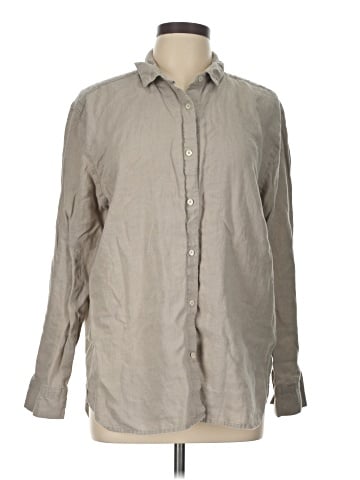 James Perse Long Sleeve Button-Down Shirt (view 1)