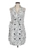 Venus White Sleeveless Button-Down Shirt Size 8 - photo 1