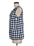 Talbots 100% Linen Blue Sleeveless Blouse Size M - photo 5