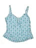 Caribbean Joe Paisley Blue Swimsuit Top Size 1X - photo 1