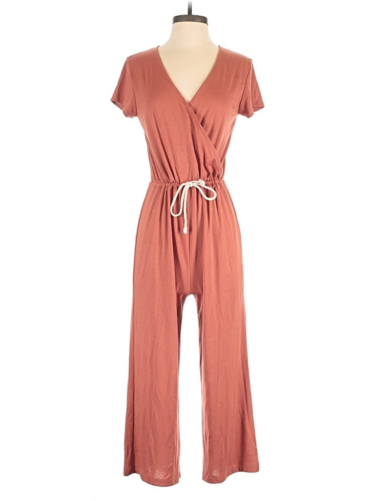 Pre-owned Double Zero Jumpsuit In Brown