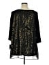Assorted Brands 100% Polyester Black 3/4 Sleeve Blouse Size 1X - photo 2