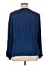 1.State 100% Polyester Blue Long Sleeve Blouse Size 1X - photo 2
