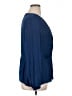 1.State 100% Polyester Blue Long Sleeve Blouse Size 1X - photo 4