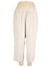 Eileen Fisher 100% Silk Solid Ivory Silk Pants Size 1X - photo 1