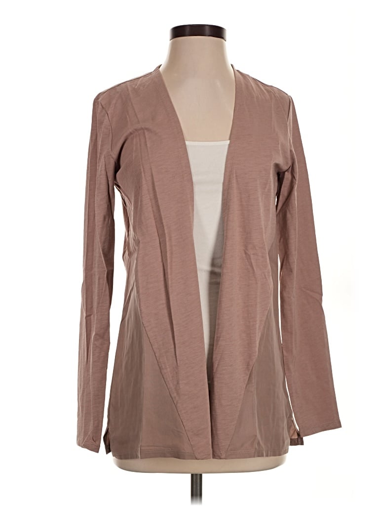 Garnet Hill Cardigan Sweater In Brown