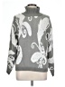 Liz Claiborne Paisley Gray Pullover Sweater Size L (petite) - photo 1