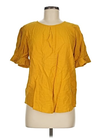 DKNY Short Sleeve Blouse (view 1)