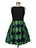 Just... Taylor Graphic Green Cocktail Dress Size 6 - photo 1