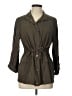 Zara Basic Green Trenchcoat Size L - photo 1