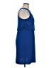PREMISE Solid Blue Casual Dress Size XL - photo 4