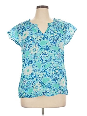 Talbots Short Sleeve Blouse (view 1)