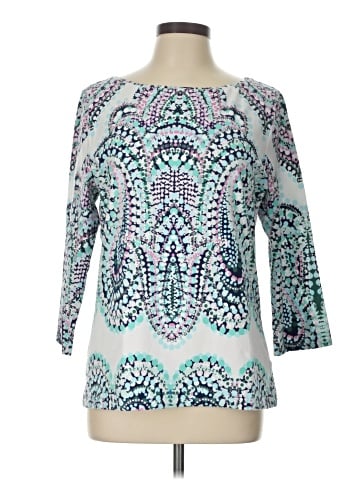 Talbots 3/4 Sleeve T-Shirt (view 1)
