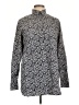 Lands' End Print Blue Gray Long Sleeve Blouse Size 10 (tall) - photo 1