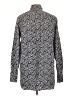 Lands' End Print Blue Gray Long Sleeve Blouse Size 10 (tall) - photo 2