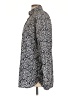 Lands' End Print Blue Gray Long Sleeve Blouse Size 10 (tall) - photo 5