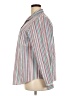 Blair 100% Cotton Stripes Silver Long Sleeve Button-Down Shirt Size XXL - photo 5