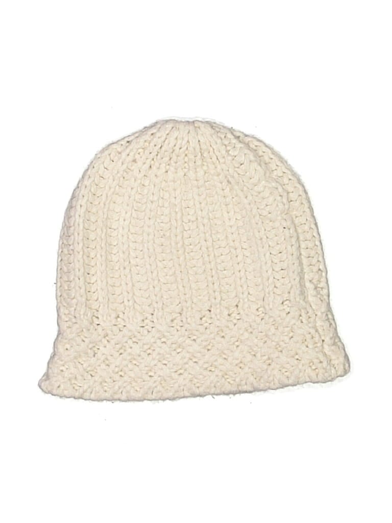 Pre-owned Merona Beanie Hat In Ivory