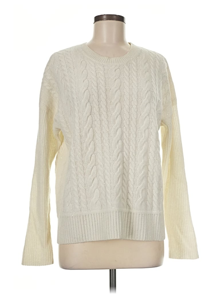Pre-owned Vineyard Vines Pullover Sweater In Ivory