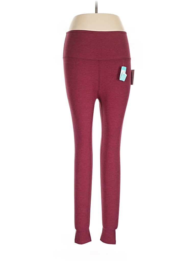 Beyond Yoga Active Pants In Burgundy