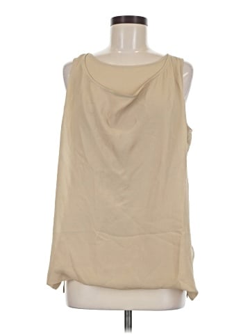 Escada by Margaretha Ley Sleeveless Silk Top (view 1)