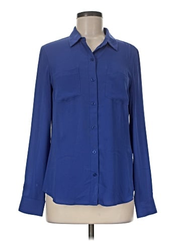 White House Black Market Long Sleeve Blouse (view 1)