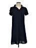 DKNY 100% Polyester Solid Black Casual Dress Size 0 - photo 1
