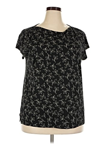 Ann Taylor LOFT Short Sleeve Blouse (view 1)