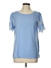 Talbots Blue Short Sleeve Top Size L - photo 1