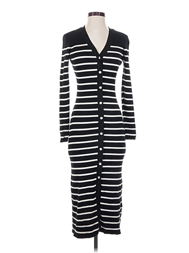 Pre-owned Evereve Casual Dress In Black