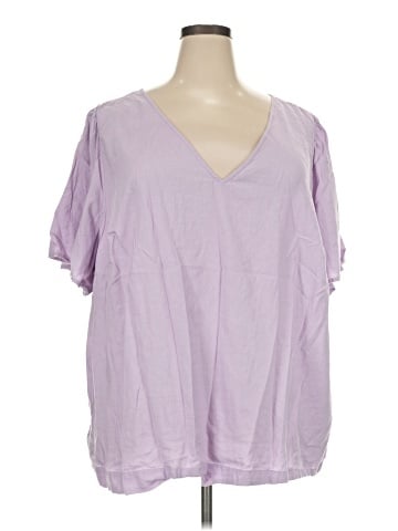 Ava & Viv Short Sleeve Blouse (view 1)