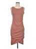 Leith Solid Brown Casual Dress Size M - photo 1