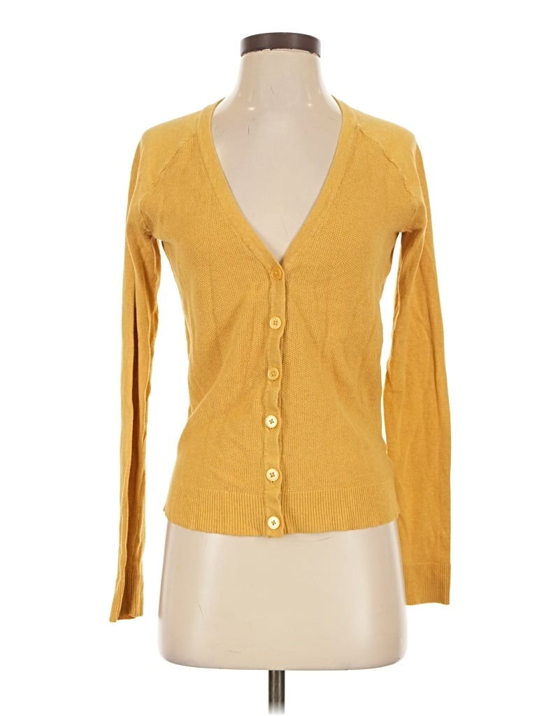 Pre-owned Merona Cardigan Sweater In Yellow