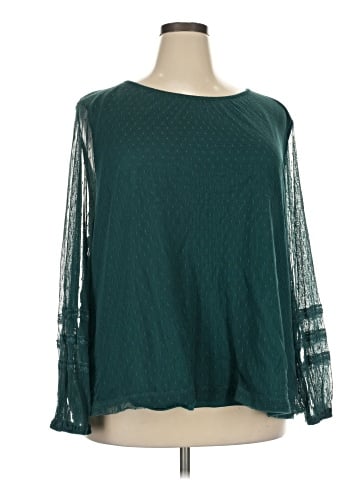 Ava & Viv Long Sleeve Blouse (view 1)