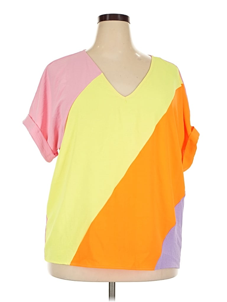 Pre-owned Bibi Short Sleeve T-shirt In Orange