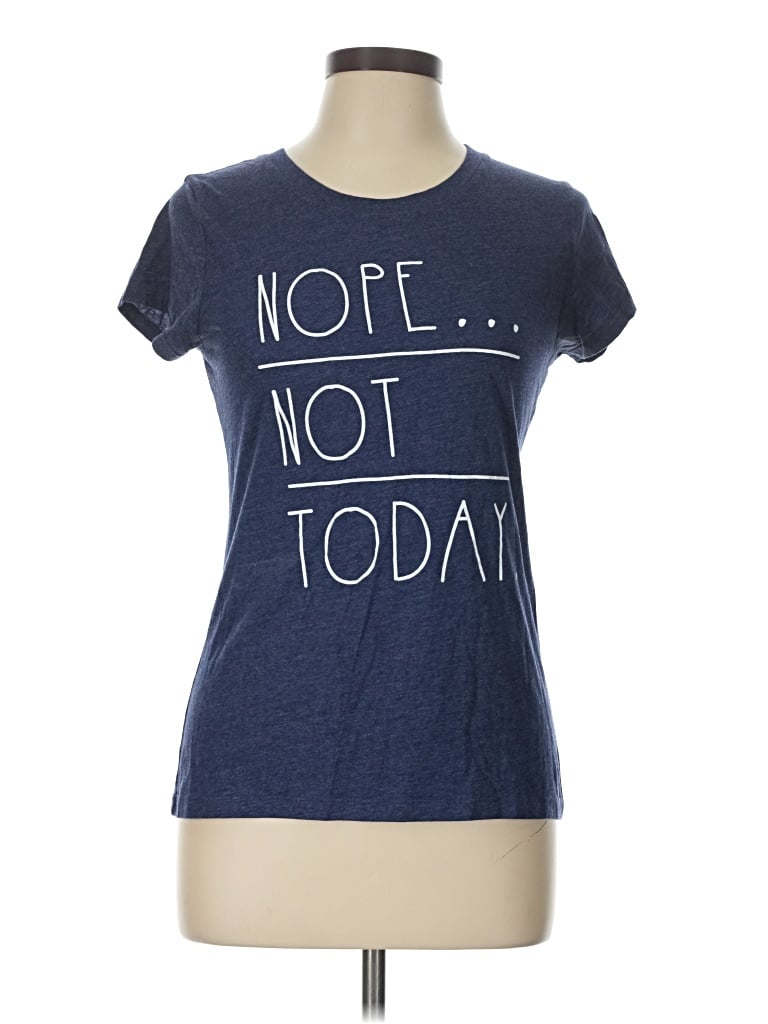 Pre-owned Wound Up Short Sleeve T-shirt In Blue