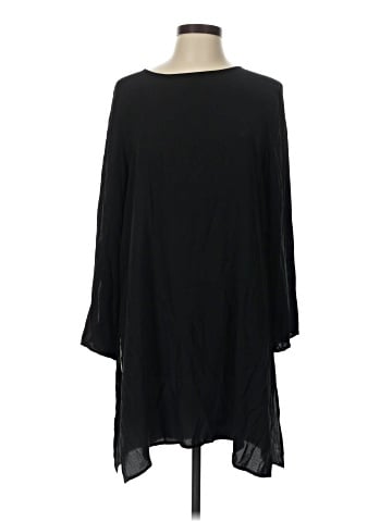 Eileen Fisher Long Sleeve Silk Top (view 1)