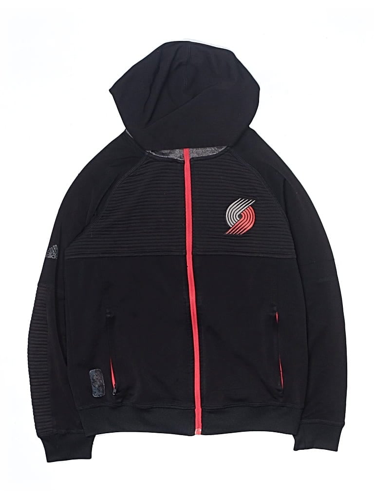 Pre-owned Nba Kids' Zip Up Hoodie In Black