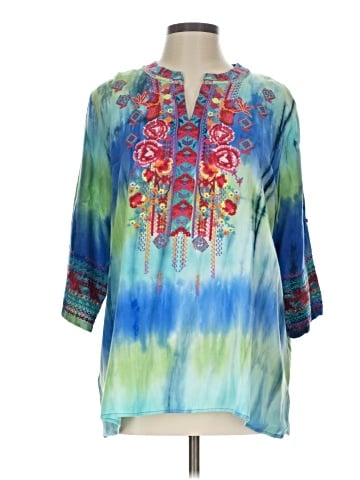 Calessa 3/4 Sleeve Blouse (view 1)