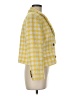 Ann Taylor 100% Polyester Tweed Yellow Blazer Size 8 - photo 4