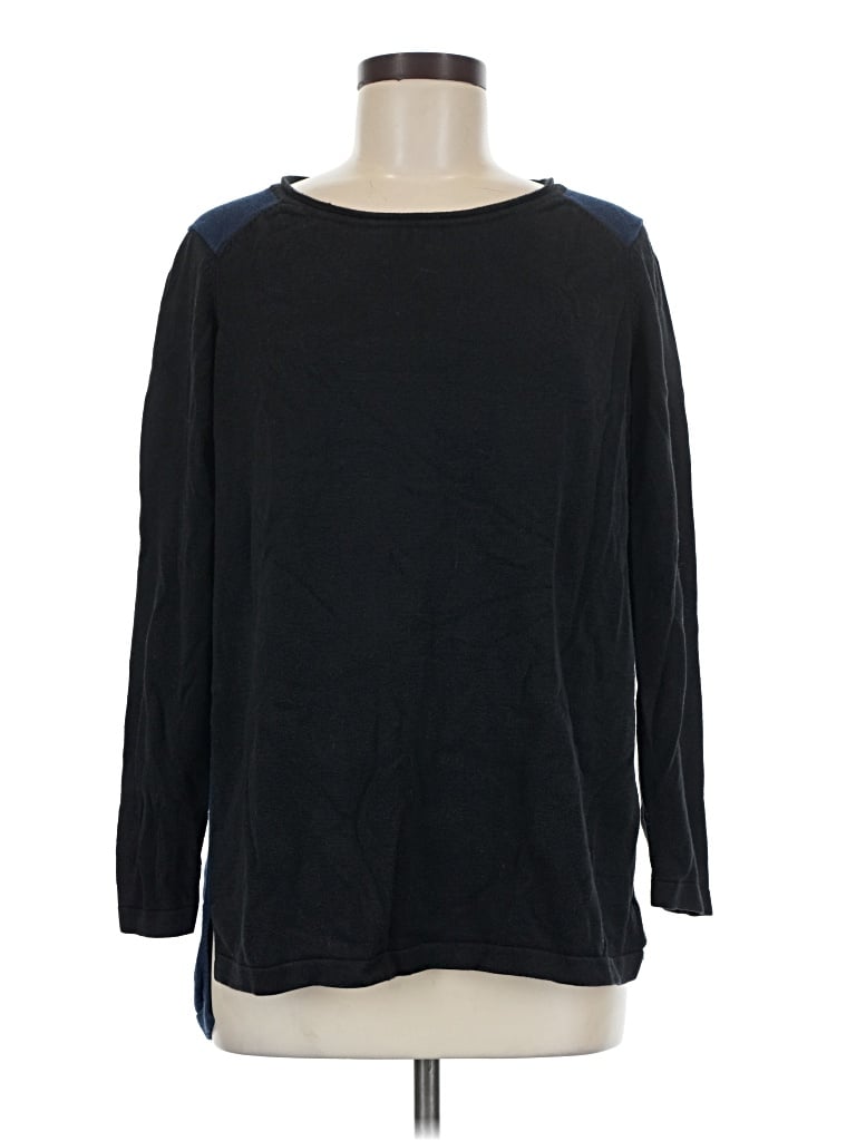 Pre-owned Max Studio Pullover Sweater In Black