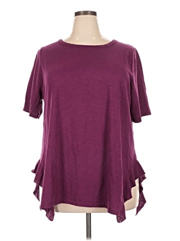Lane Bryant Short Sleeve T-Shirt (view 1)