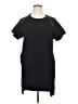 BCBGMAXAZRIA Solid Black Casual Dress Size L - photo 1