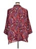 Catherines Paisley Purple 3/4 Sleeve Blouse Size 4X - photo 2