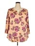 Assorted Brands Pink 3/4 Sleeve Blouse Size 3X - photo 1