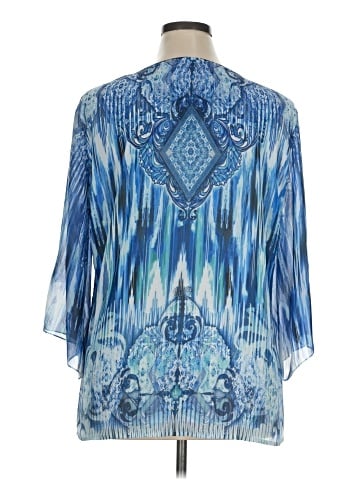 JM Collection 3/4 Sleeve Blouse (view 2)