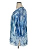 JM Collection 100% Polyester Blue 3/4 Sleeve Blouse Size XL - photo 5